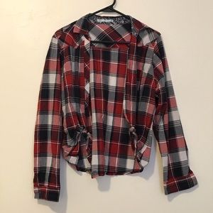 Red & blue plaid shirt